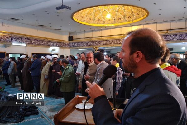 بزرگداشت هفتمین روز خاکسپاری شهید گمنام در اداره‌کل آموزش و پرورش فارس