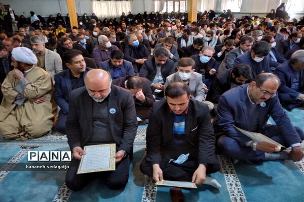 بزرگداشت هفتمین روز خاکسپاری شهید گمنام در اداره‌کل آموزش و پرورش فارس