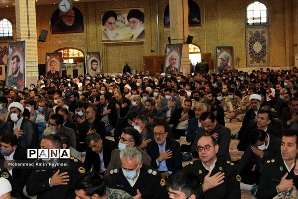 مراسم بزرگداشت سالگرد شهادت حاج‌قاسم‌سلیمانی در ایلام