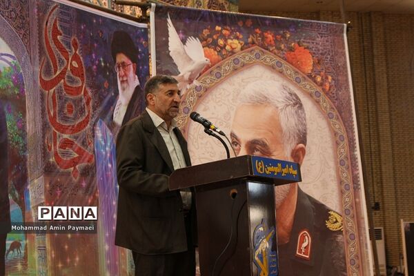 مراسم بزرگداشت سالگرد شهادت حاج‌قاسم‌سلیمانی در ایلام