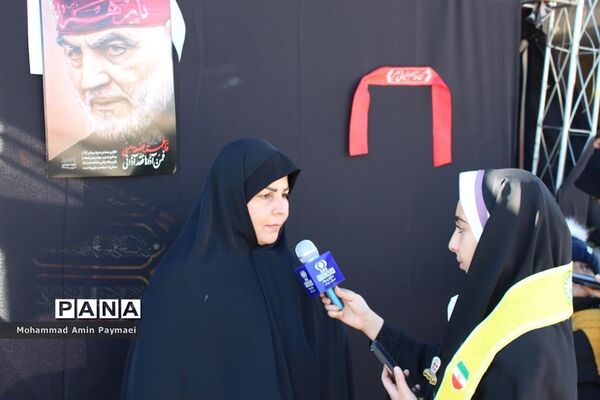 مراسم بزرگداشت سالگرد شهادت حاج‌قاسم‌سلیمانی در ایلام