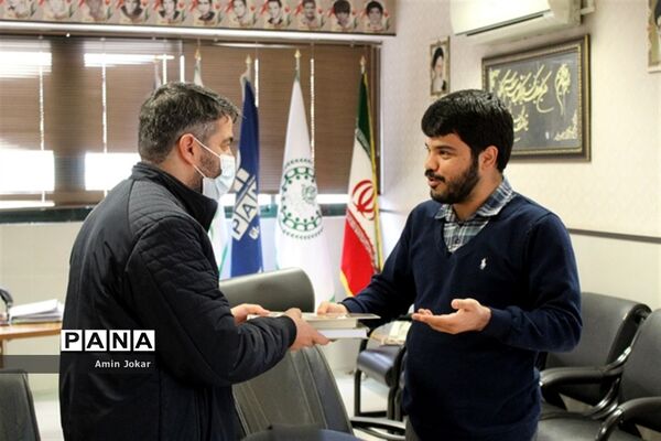 مراسم تکریم و معارفه مدیر کتابخانه دانش‌آموز در شیراز