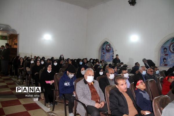 برگزاری سومین سالگرد شهادت حاج قاسم سلیمانی در تالار معلم شهرستان بهبهان