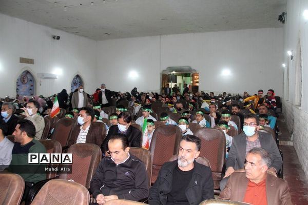 برگزاری سومین سالگرد شهادت حاج قاسم سلیمانی در تالار معلم شهرستان بهبهان