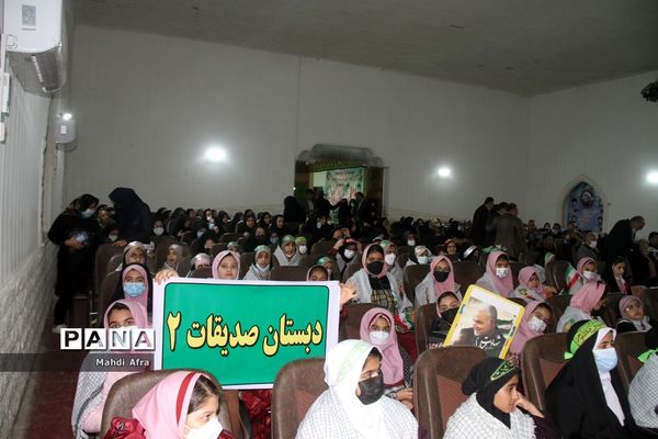 برگزاری سومین سالگرد شهادت حاج قاسم سلیمانی در تالار معلم شهرستان بهبهان