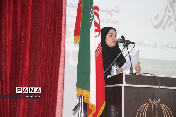 برگزاری سومین سالگرد شهادت حاج قاسم سلیمانی در تالار معلم شهرستان بهبهان