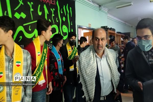 تجدید پیمان فرزندان حاج قاسم با شهدا در شیراز