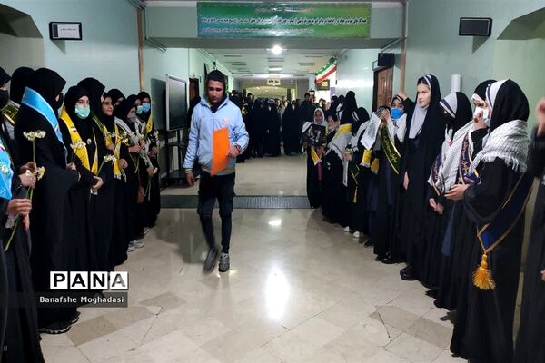 تجدید پیمان فرزندان حاج قاسم با شهدا در شیراز
