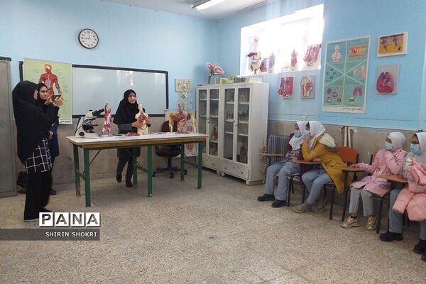بازدید دانش‌آموزان دبستان ایثار۳  از پژوهش‌سرای جابربن حیان فشافویه