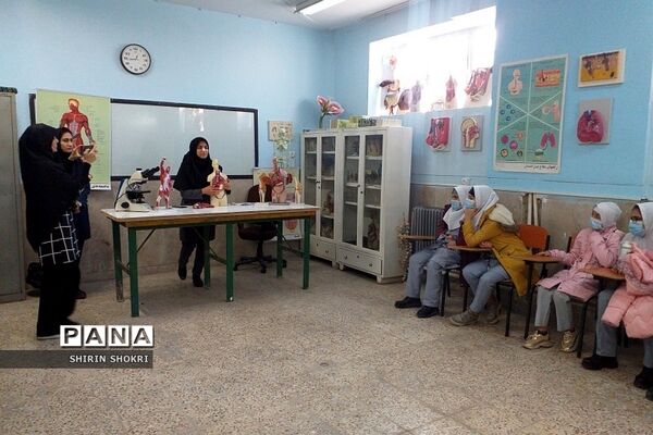 بازدید دانش‌آموزان دبستان ایثار۳  از پژوهش‌سرای جابربن حیان فشافویه