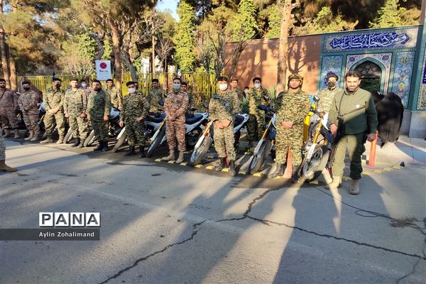 برگزاری مراسم سالگرد شهادت حاج قاسم سلیمانی در شهرستان رباط کریم