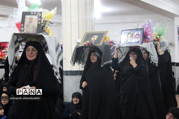 مراسم سالگرد شهادت سردار سلیمانی در گلوگاه