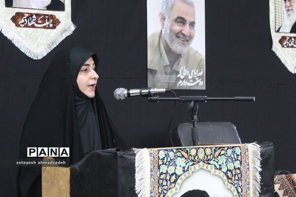 مراسم سالگرد شهادت سردار سلیمانی در گلوگاه