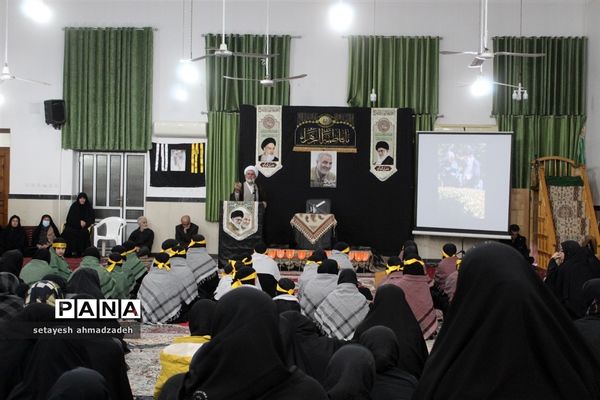 مراسم سالگرد شهادت سردار سلیمانی در گلوگاه