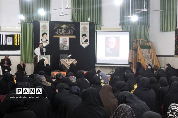 مراسم سالگرد شهادت سردار سلیمانی در گلوگاه