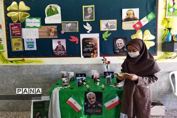 برگزاری آیین سوگواری سومین سالگرد شهادت حاج قاسم سلیمانی در مدارس شهرستان کاشمر