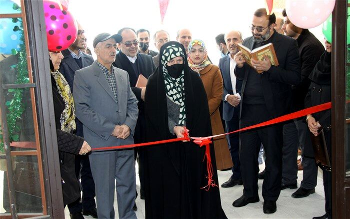 افتتاح دبستان شش کلاسه حسین حاجی رفیعی درقزوین