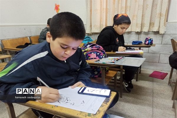 برگزاری مسابقه نقاشی «جان فدا» ویژه دانش‌آموزان دبستانی ناحیه ۳ شیراز 3 شیراز