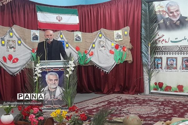 یادواره شهدای فرهنگی، دانش‌آموزی و سالگرد شهادت سردار دل‌ها در قائمشهر