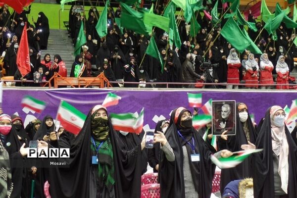 اجتماع دوازده هزار نفری «دختران حاج قاسم»