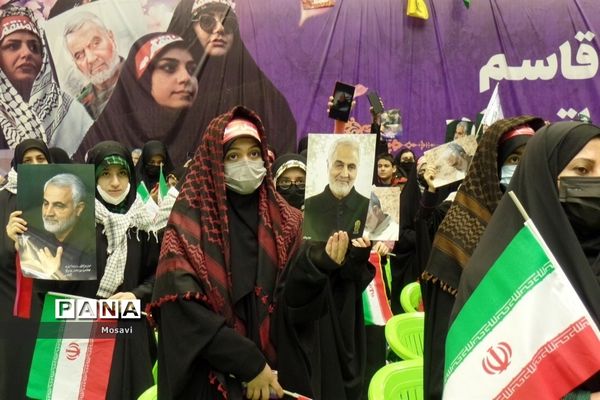 اجتماع دوازده هزار نفری «دختران حاج قاسم»