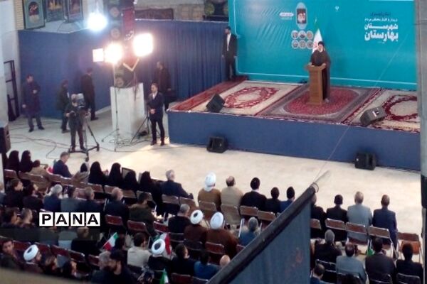 سفر رئیس جمهوری به شهرستان بهارستان دو