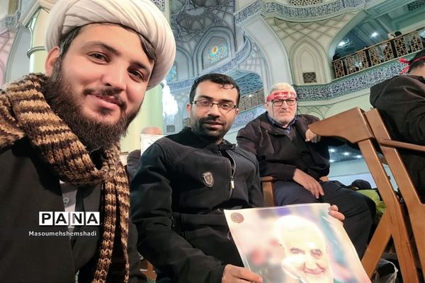 تجدید میثاق فرهنگیان  منطقه ۱۲ با حاج قاسم