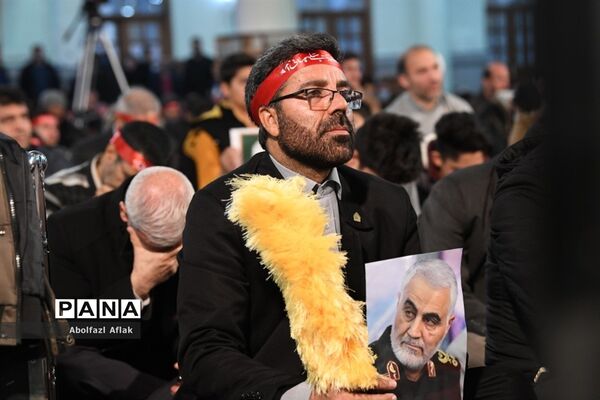 اجتماع بزرگ خانوادگی فرهنگیان شهر تهران به‌مناسبت سالگرد شهادت سردار دل‌ها حاج قاسم سلیمانی
