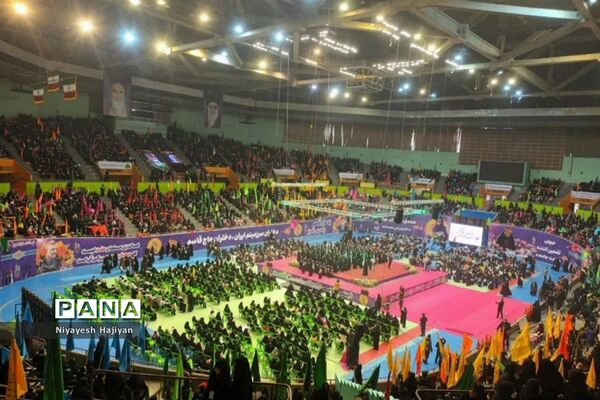 اجتماع بزرگ دختران حاج قاسم در ورزشگاه آزادی