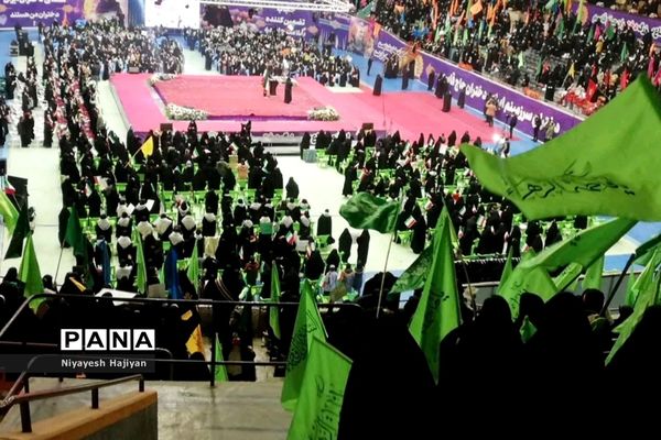 اجتماع بزرگ دختران حاج قاسم در ورزشگاه آزادی