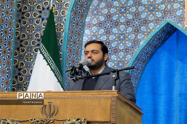 برگزاری نخستین عهدواره دانش‌آموزی شهید حاج قاسم سلیمانی در نماز جمعه شهرستان پردیس