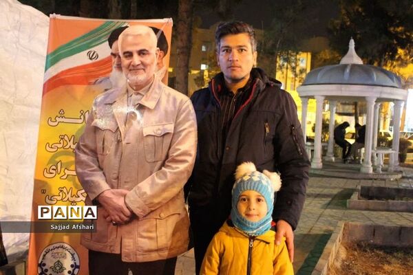 برپایی ایستگاه صلواتی توسط سازمان دانش‌آموزی استان سمنان‌