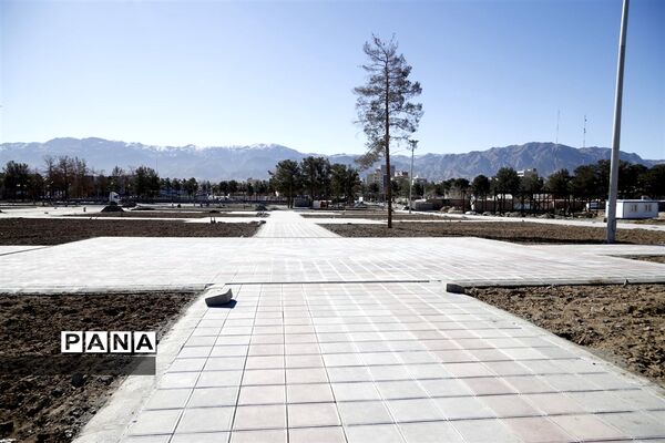 عملیات اجرایی باغ شهرداری بیرجند