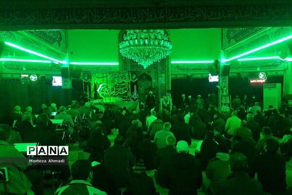 مراسم تشییع شهید گمنام در مسجد امام حسن مجتبی (ع) در دولت‌آباد