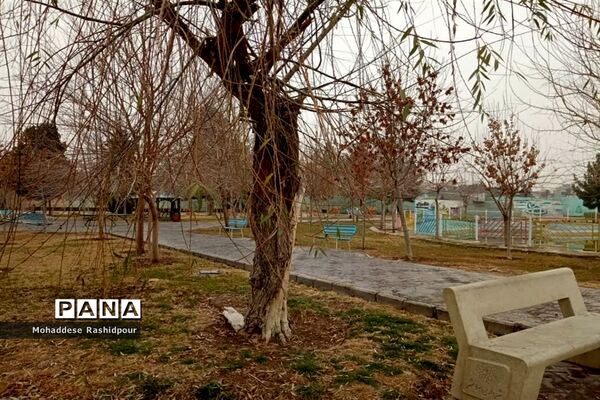 طبیعت زیبای بوستان شهید ندایی شهرستان اسلامشهر
