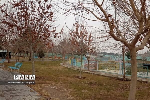طبیعت زیبای بوستان شهید ندایی شهرستان اسلامشهر