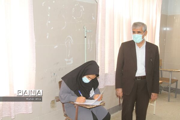 بازدید از حوزه‌های محل برگزاری امتحانات نهایی دی ماه در شهرستان بهبهان