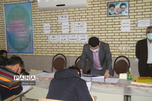 بازدید از حوزه‌های محل برگزاری امتحانات نهایی دی ماه در شهرستان بهبهان