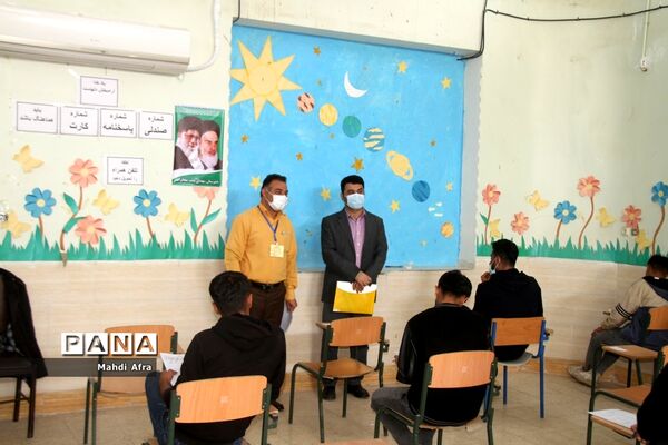 بازدید از حوزه‌های محل برگزاری امتحانات نهایی دی ماه در شهرستان بهبهان