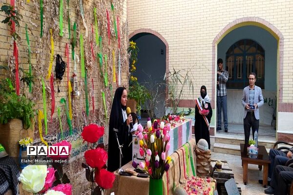 مراسم استقبال و وداع از پیکر مطهر شهید گمنام در دبیرستان شاهد ثارالله  برازجان