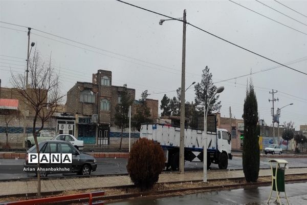 بارش برف بعد از سال‌ها  انتظار در کاشمر