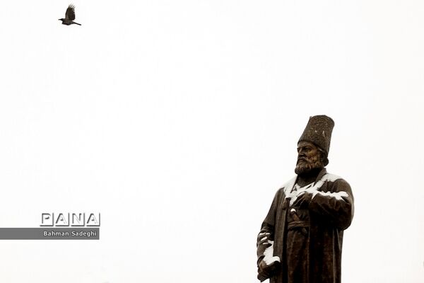 بارش برف زمستانی در تهران