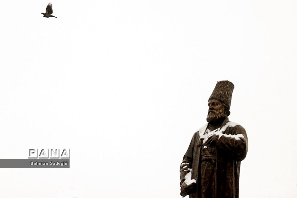 بارش برف زمستانی در تهران