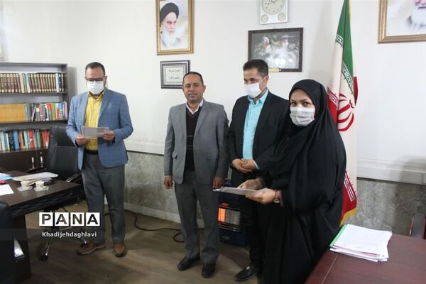 تقدیر از بانوان فرهنگی آموزش و پرورش شهرستان حمیدیه