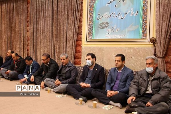 مراسم ولادت حضرت فاطمه(س) در دفتر امام جمعه رودهن