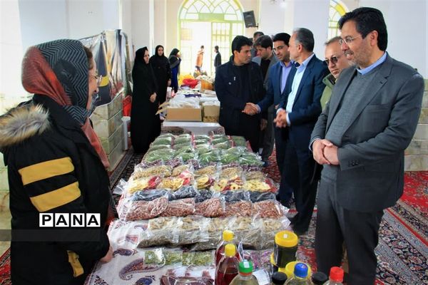 افتتاح نمایشگاه صنایع‌دستی، محصولات خانگی و غذای محلی در ابرکوه