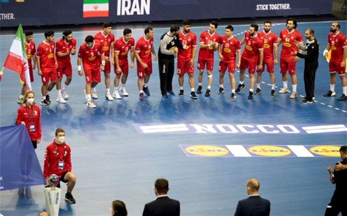 شکست نزدیک هندبال ایران مقابل مونته‌نگرو در قهرمانی جهان