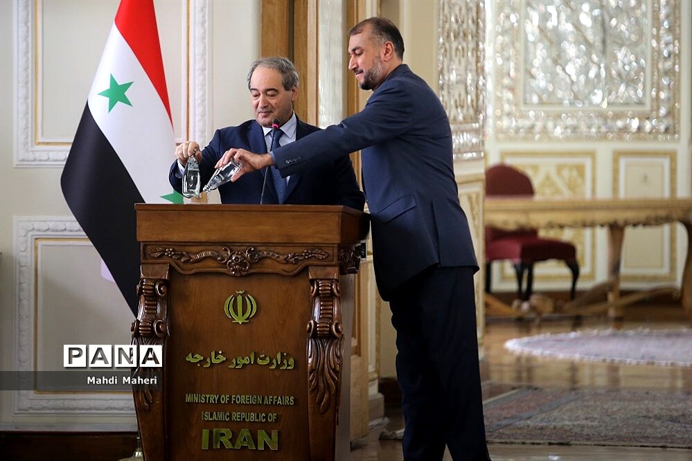 ایران و سوریه در کنار ملت فلسطین هستند