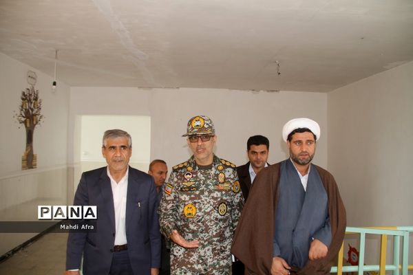 بازدید از دبستان سپهبد شهید قره‌نی پدافند هوایی شهرستان بهبهان