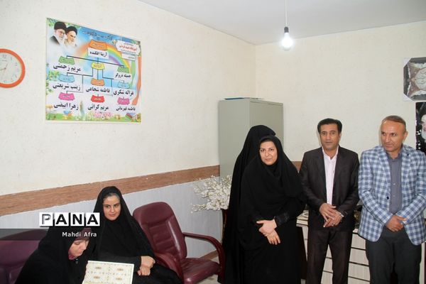 بازدید از دبستان سپهبد شهید قره‌نی پدافند هوایی شهرستان بهبهان